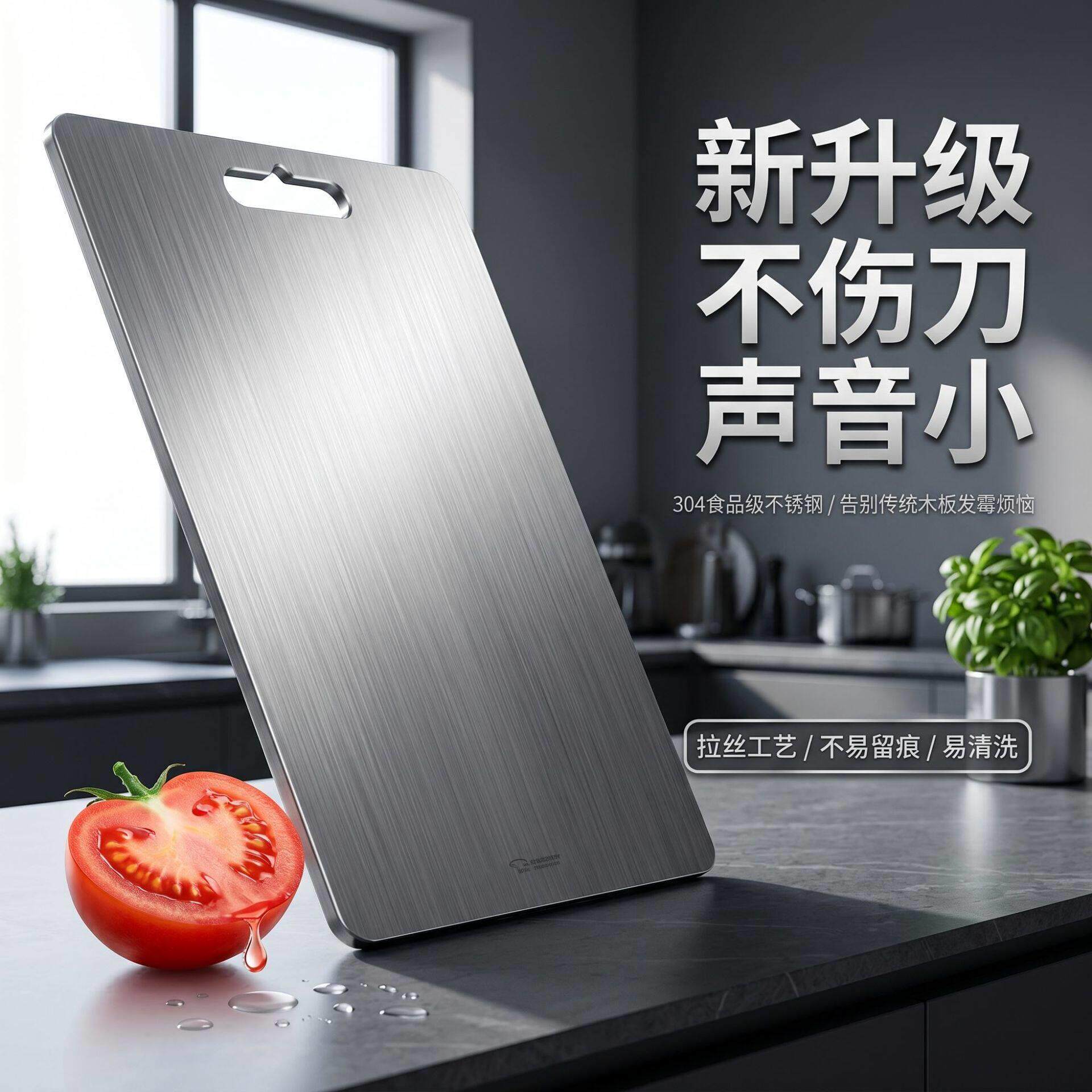 跨境不锈钢菜板加厚防潮