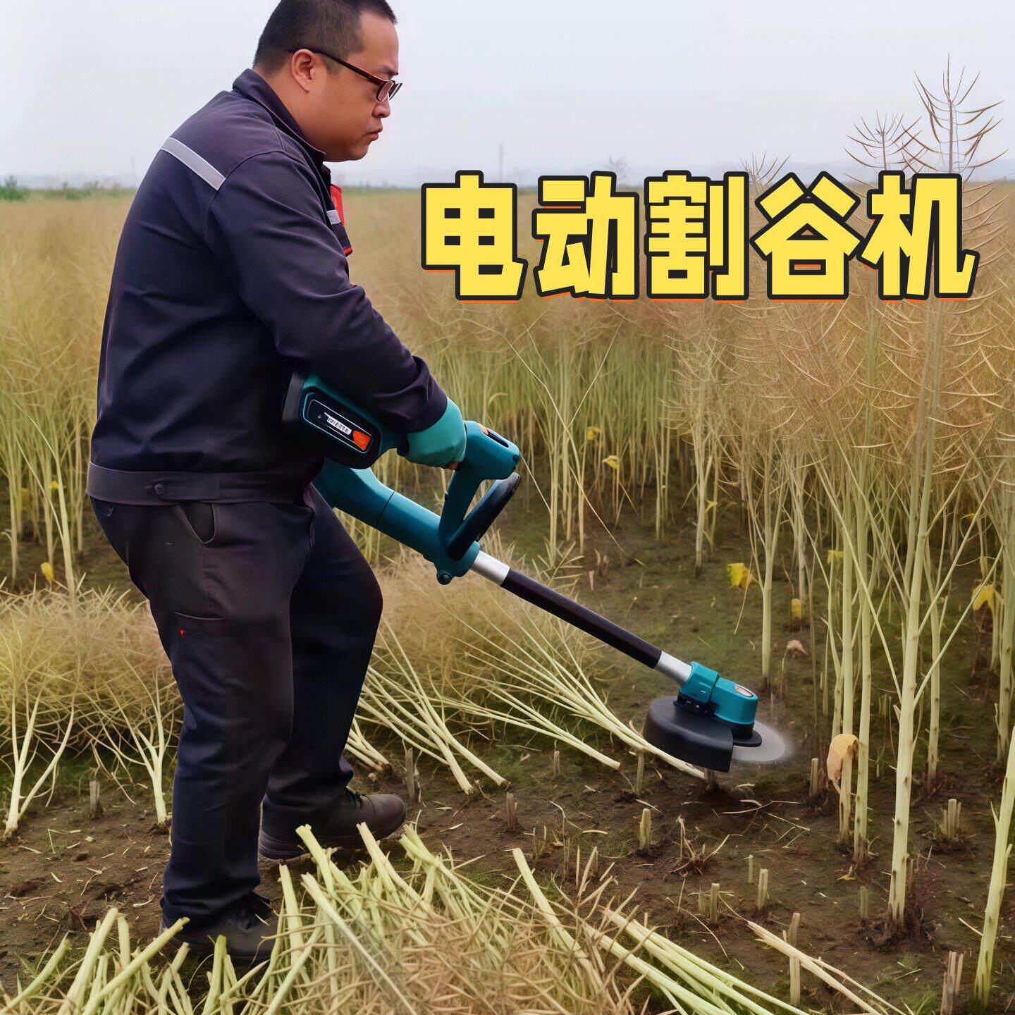 新款电动割草机神器割菜