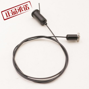 黑色钢丝锁线器办公灯格栅灯可吊装灯具配件平板灯灯箱灯盘挂灯绳