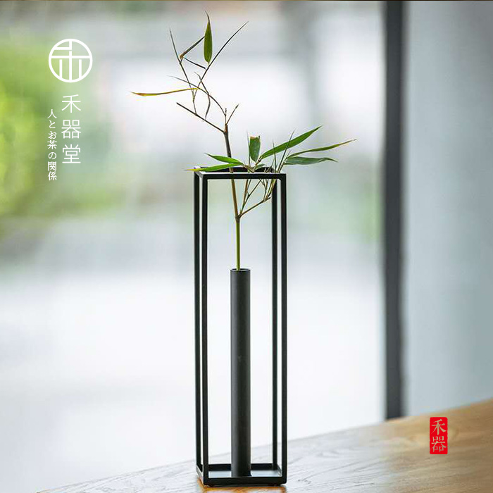 禾器堂 復古日式花瓶 花插 茶道妝飾 映香