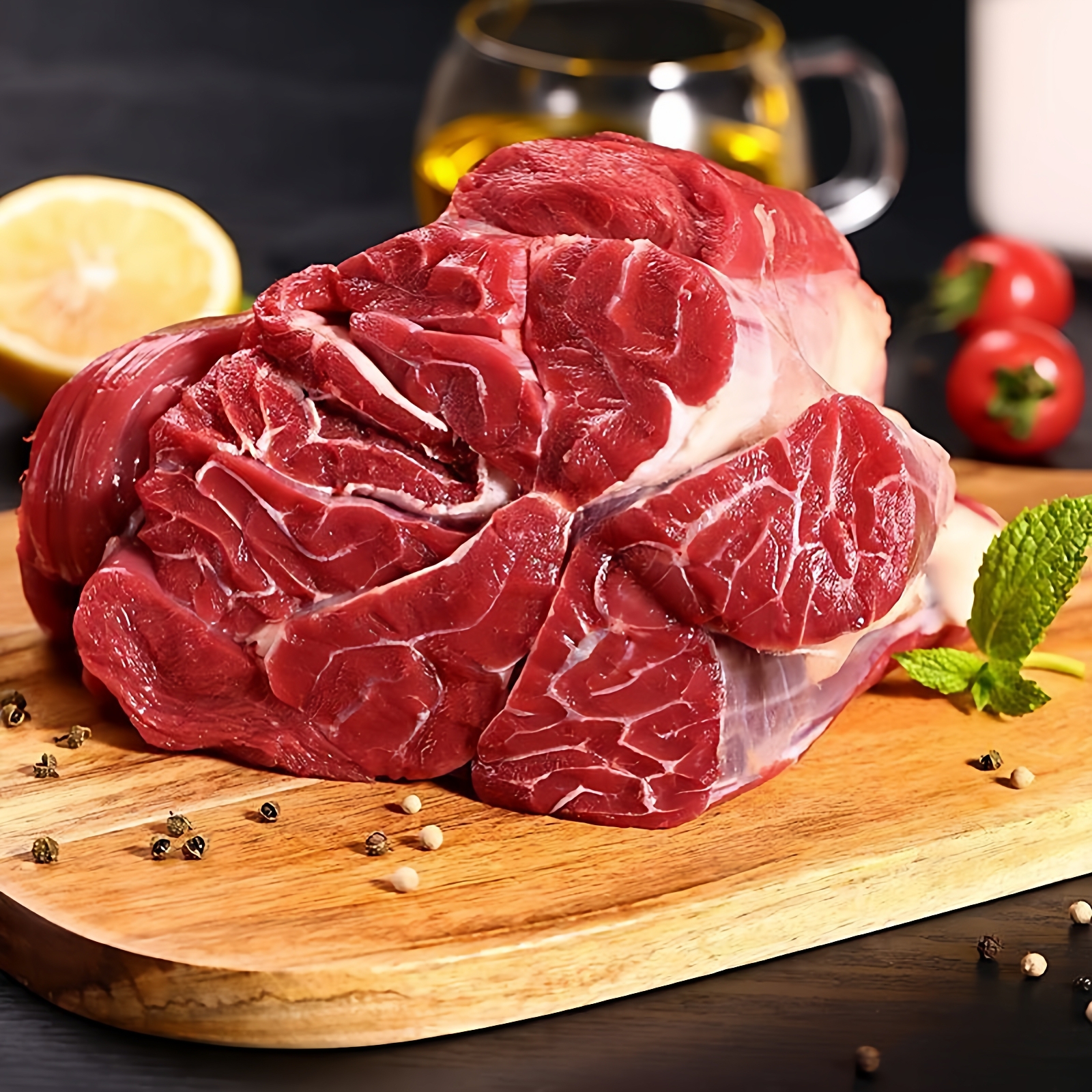 牛肉新鲜食牪农家现杀黄牛腱子