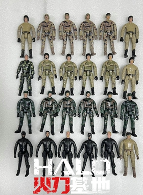 1:18可搭配配BBI 暗源 酸雨 正义红师3.75寸可动兵人素体散件