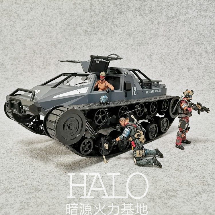 新品1/12 粗齿锯ev2轻型装甲坦克军事兵人载具双流波箱全比例操控