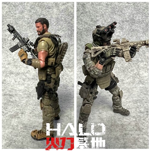3.75寸兵人突击枪武器1：18配件