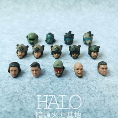 人仔配件头雕/头盔可动兵人