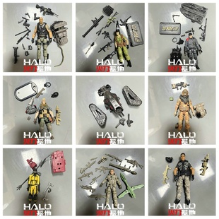 GIJOE 1：18特种部队 拦路虎 3.75寸可动兵人模型玩具 散货