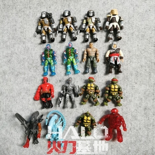 megabloks 异形 铁血 终结者 州长 刺客 神龟 美家宝积木玩具