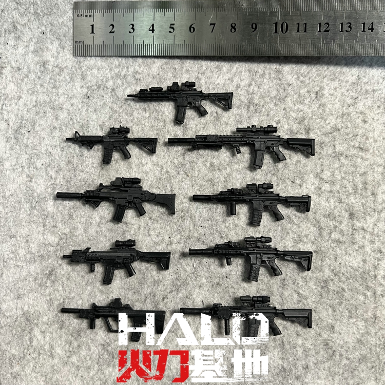 3.75寸兵人HK416突击枪武器