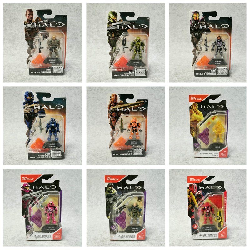 mega bloks 美家宝/美高 光环/光晕 Halo 英雄单人包福吉多款