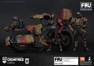 TA酸雨战争T1/18 FAV-A76/A77/A78 3.75寸可动兵人模型玩具 现货