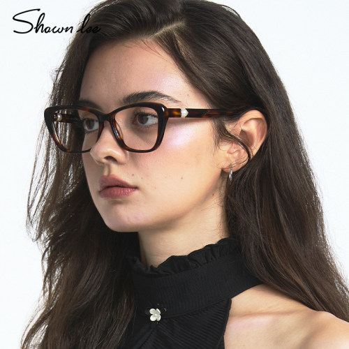 shawnlee典雅珍珠修颜小框眼镜