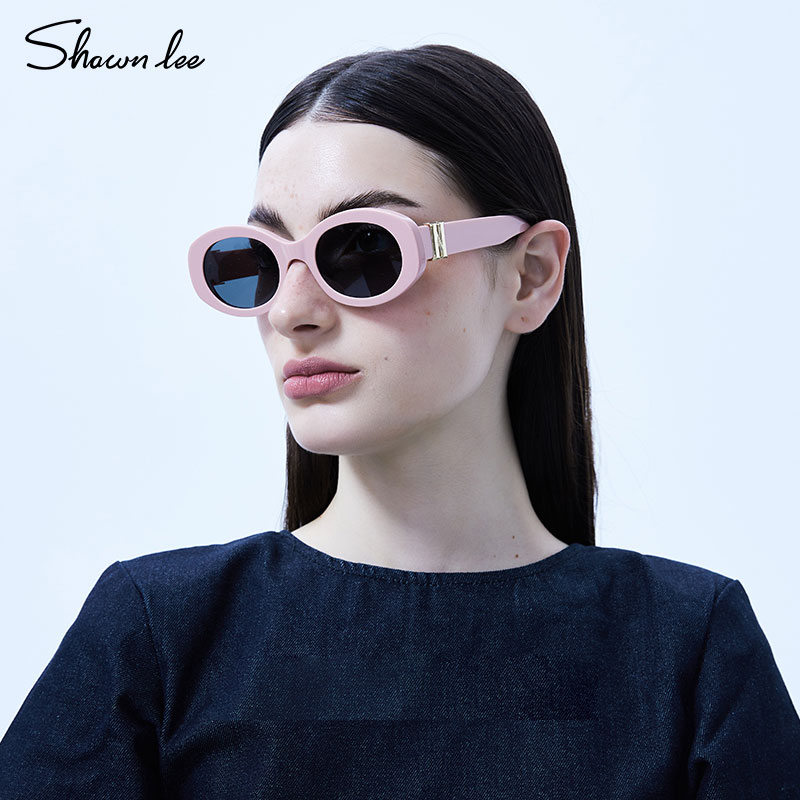 Shawnlee椭圆复古猫眼墨镜