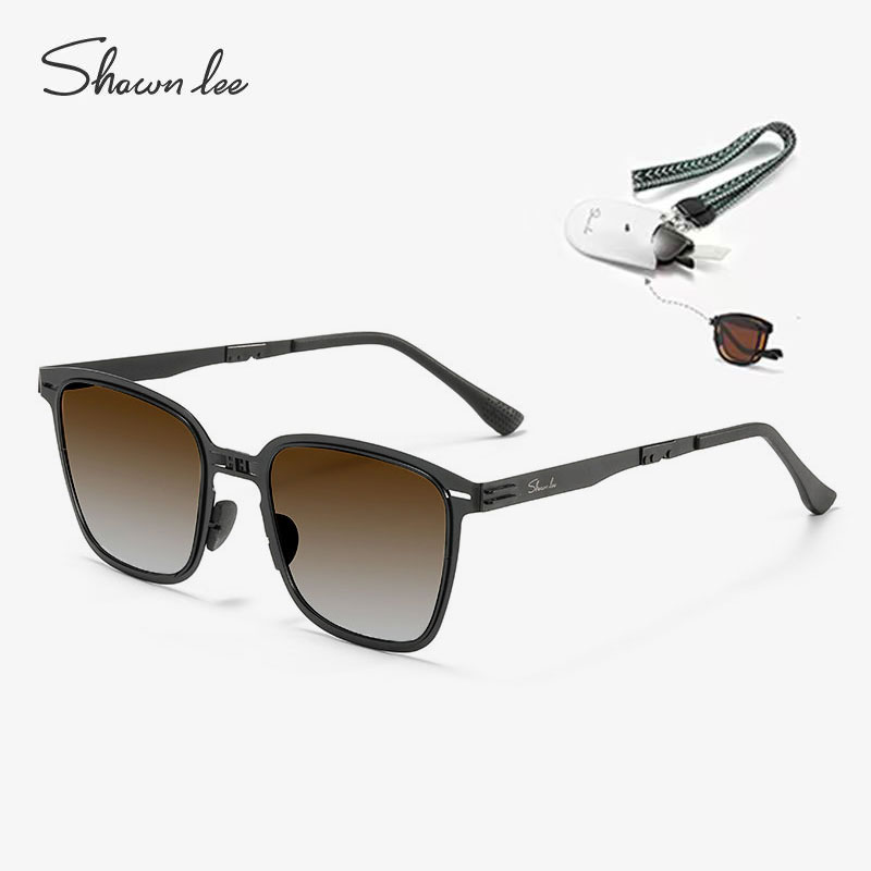 SHAWNLEE2023超轻折叠偏光墨镜