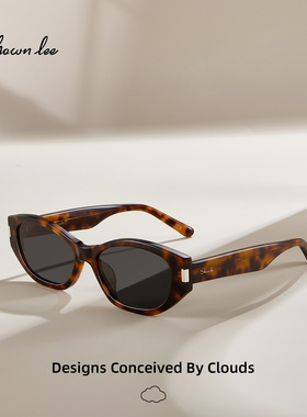 【新年礼物】Shawnlee短头花/张杰同款墨镜女猫眼复古 517 Toye