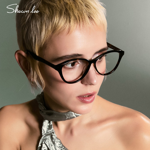 Shawnlee复古猫眼大框欧美眼镜框