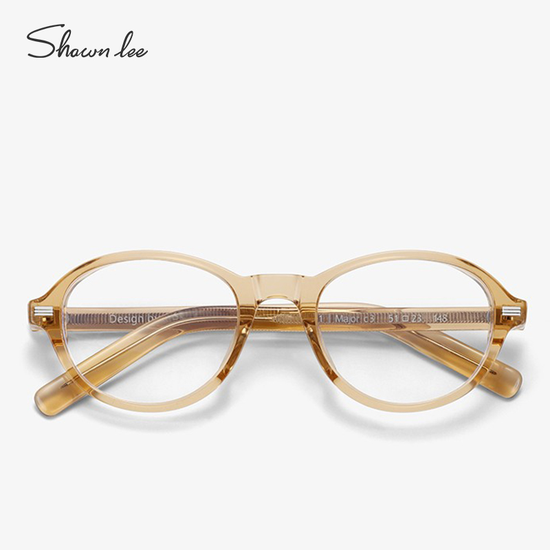 shawnlee设计师品牌茶色眼镜框