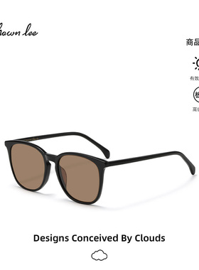 SHAWNLEE2022黑框墨绿墨镜中性