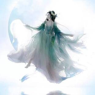 诃子裙汉服套装 衫 原创汉服女青鸟神话系列重工刺绣大袖 2025新款