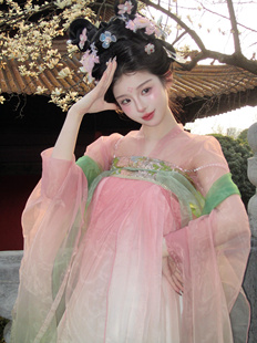 唐制绝美古装汉服女成人2025新款仙气飘飘超仙小个子古典舞服装春
