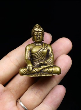 释迦摩尼佛祖阿弥陀佛实心纯铜