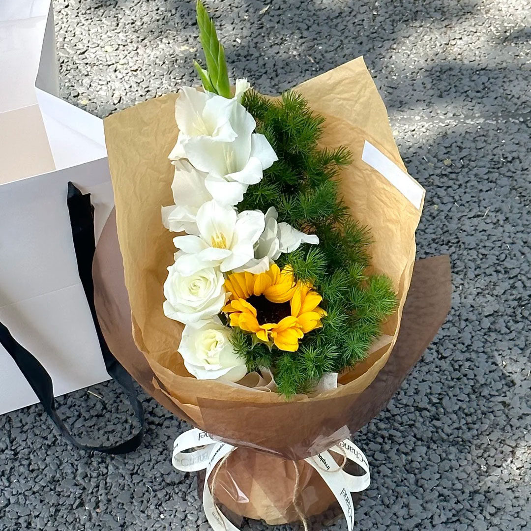 升学毕业向日葵花束全国鲜花速递