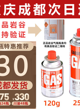 岩谷气罐卡式炉气瓶便携式户外长gas液化气小罐瓦斯燃气250g