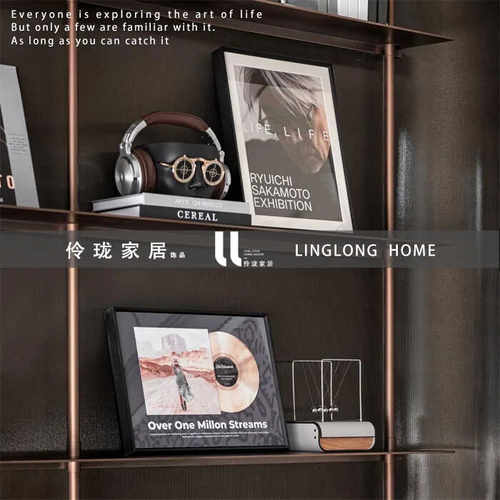 书房书柜电视柜层架饰品摆件组合