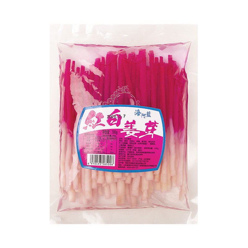 红白姜芽300g日式寿司料理泡菜酱菜嫩姜芽酸甜味下饭小菜红白姜丝