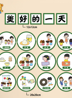 幼儿园环创墙贴熊猫主题喝水流程