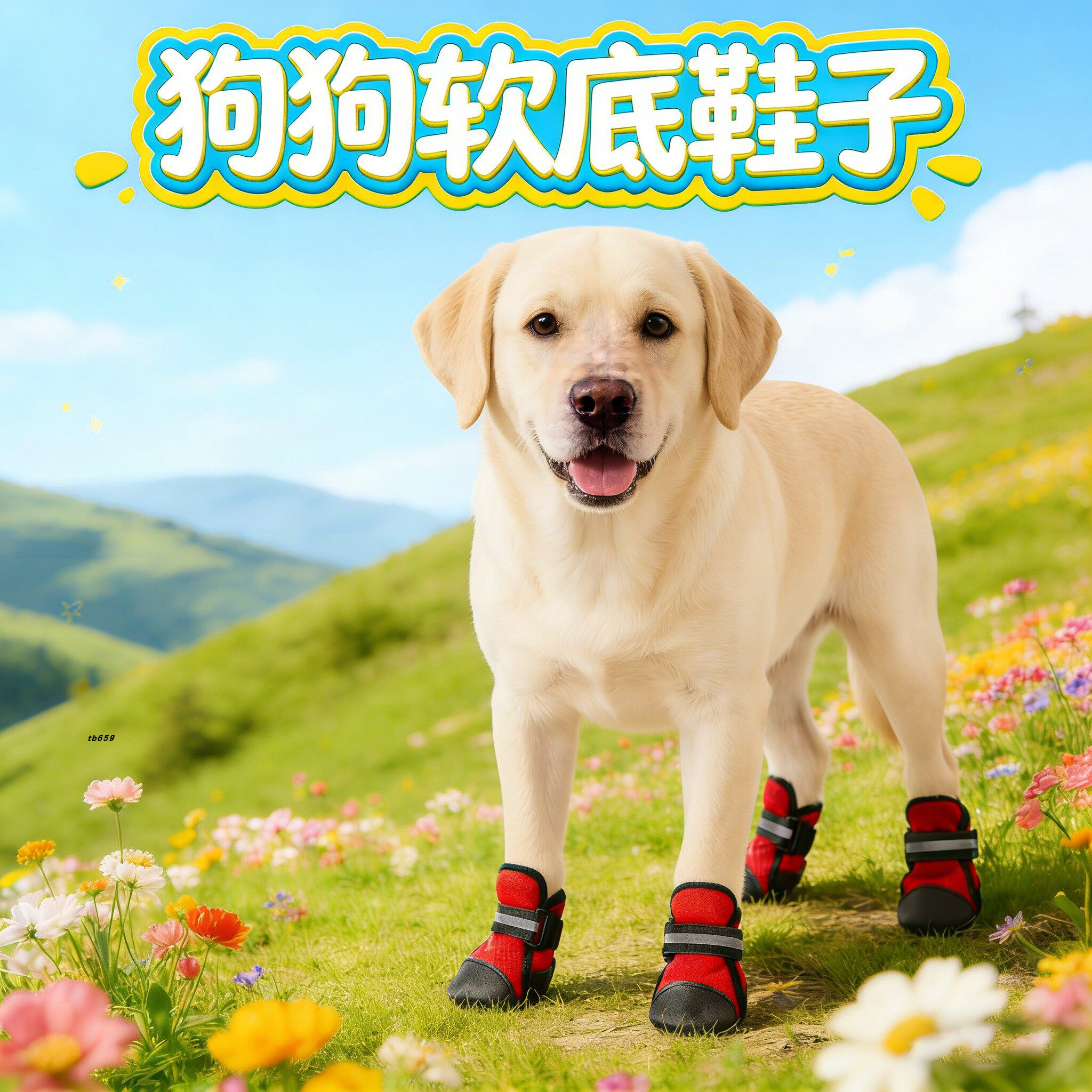 宠物狗狗鞋子拉布拉多专用大型犬软底甩不掉大狗凉鞋春夏季鞋套