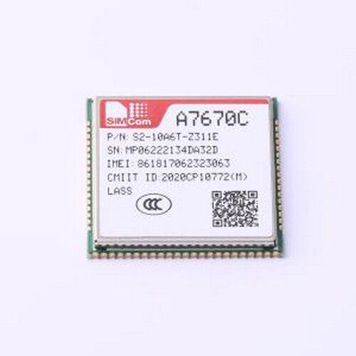 A7670C-LASS 2G/3G/4G/5G模块 A7670C-LASS SMD,24x24mm