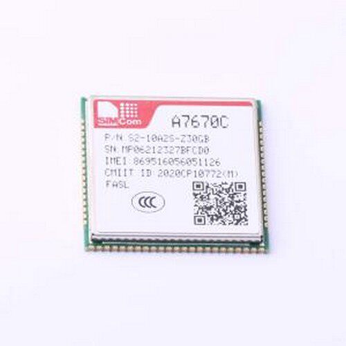 A7670C-FASL 2G/3G/4G/5G模块 A7670C-FASL SMD,24x24mm