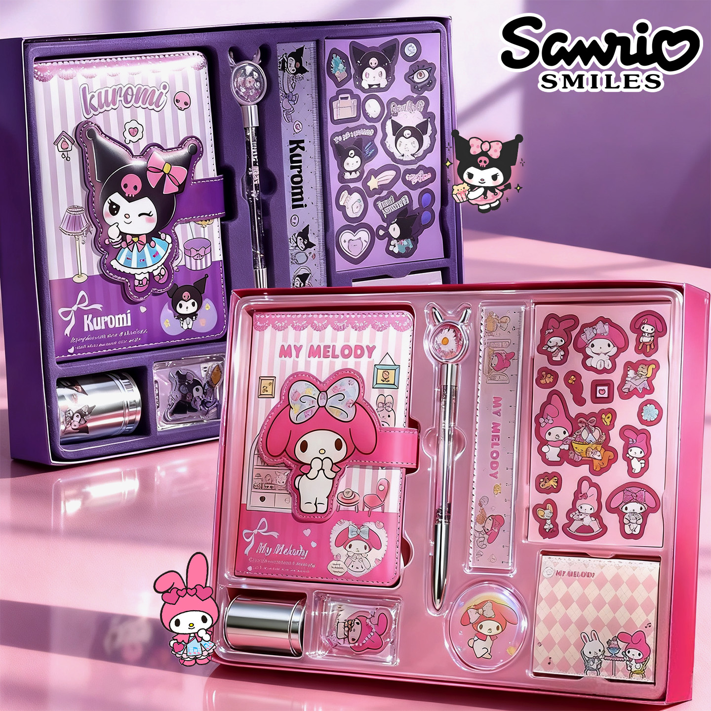 库洛米手账本礼盒送女孩生日礼物