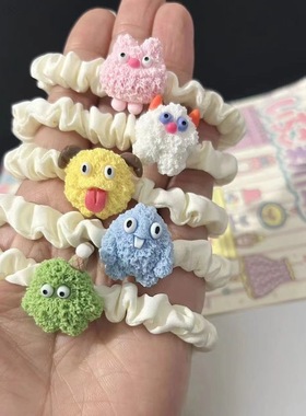 搞怪发绳情侣手链可爱小皮筋送给男朋友皮套发圈网红头绳可爱发饰