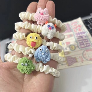 搞怪发绳情侣手链可爱小皮筋送给男朋友皮套发圈网红头绳可爱发饰