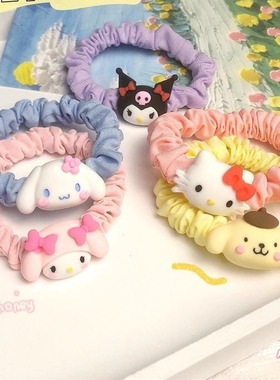 卡通头绳少女心小皮筋送给男朋友皮套可爱高弹力发圈网红扎头发绳