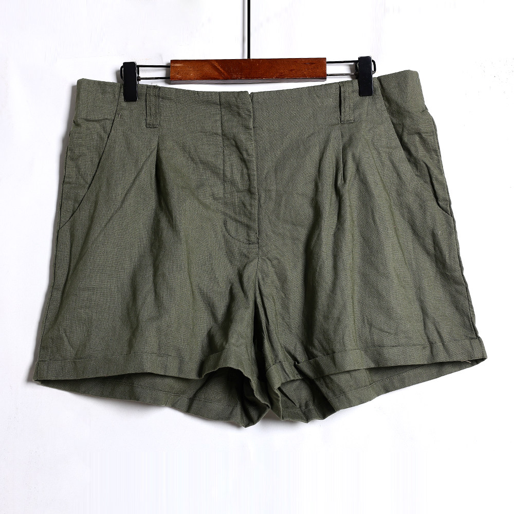 2026年夏季新品女装百搭通勤休闲短裤简约纯色休闲裤阔腿裤潮热裤,女装/女士精品,短裤,淘宝优惠券,粉丝福利购,淘宝优惠卷