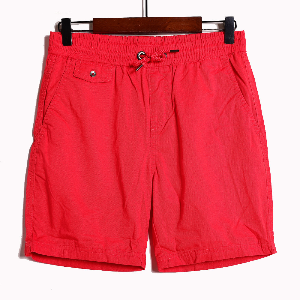 2026年夏季新品时尚松紧腰简约纯色运动休闲短裤百搭透气阔腿裤潮