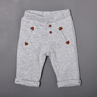 个月宝宝运动休闲裤 童装 超萌可爱松紧腰扣子设计 新品 2024年春秋季