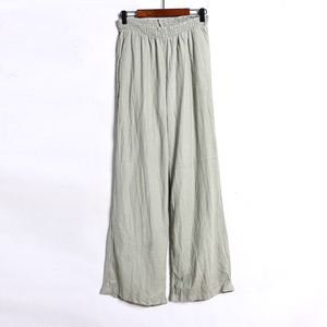 2026年春夏季新品欧版大码女式时尚宽松直筒长裤韩版纯色休闲裤潮