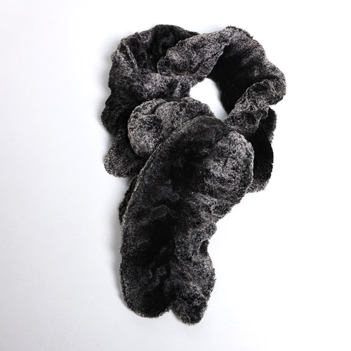 2025年秋冬季时尚气质柔软亲肤保暖护颈毛毛绉皱围脖保暖护颈