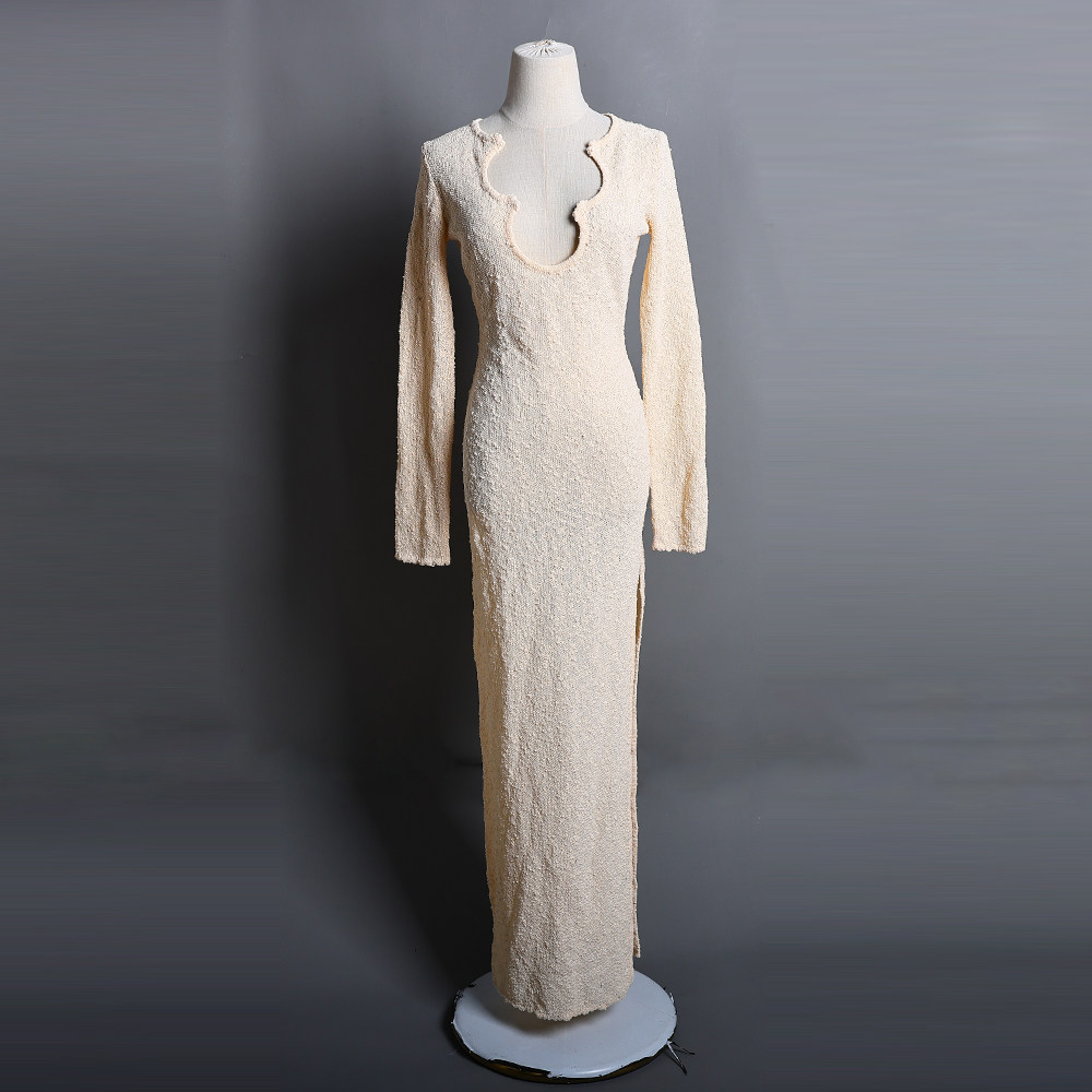 2026年春秋季新品女式时尚套头中长款长袖针织裙气质显瘦长裙潮,女装/女士精品,连衣裙,淘宝优惠券,粉丝福利购,淘宝优惠卷