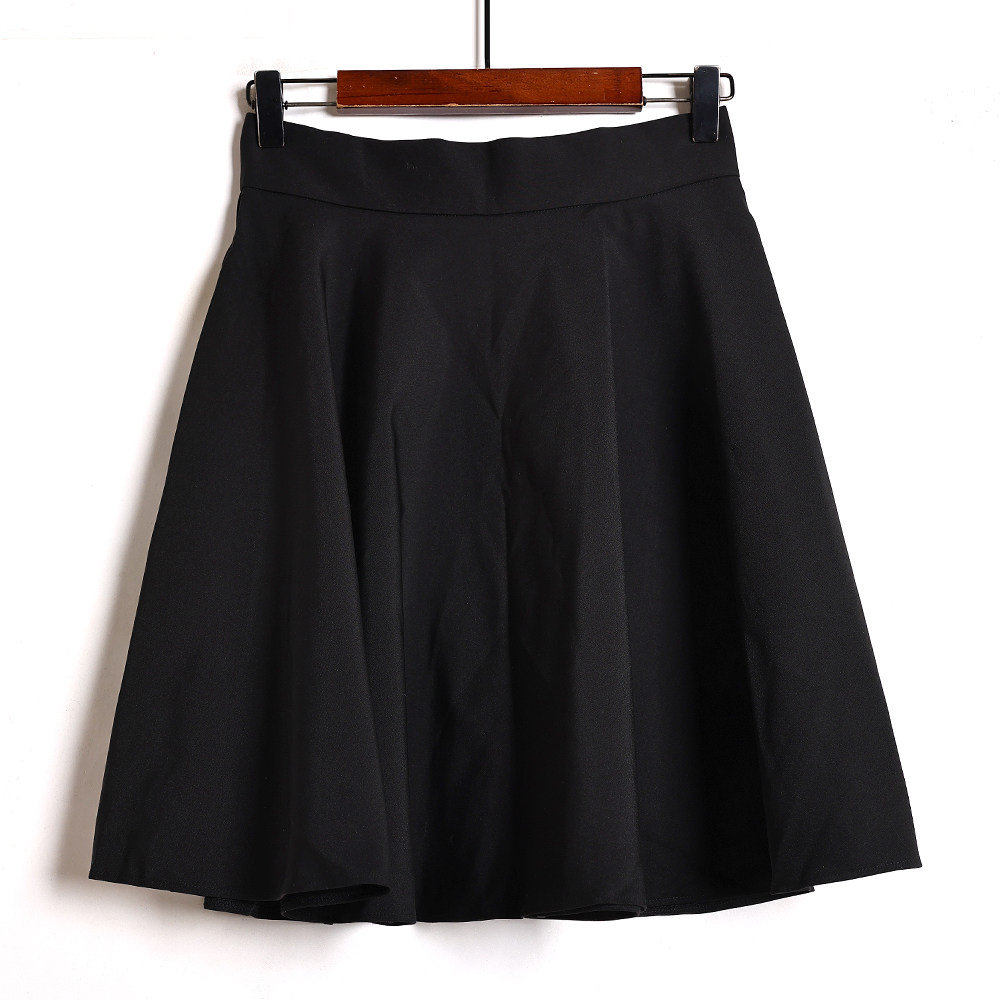 半身裙女2025年夏季新品女装时尚纯色高腰显瘦A字短裙百搭通勤潮