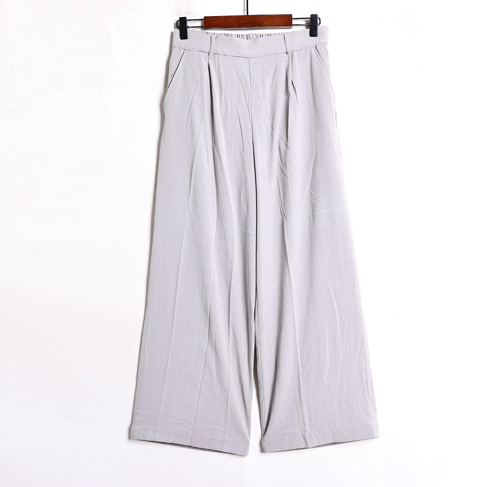 2026年春秋季新品时尚女士高腰显瘦宽松直筒阔腿裤休闲长裤潮 - 拿货8外贸服装批发出品