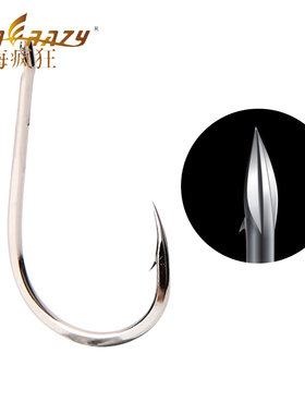 特惠包邮职业者白色凌刺千又钩 日本进口青鱼钩黑腕钩 矶钓钩渔钩