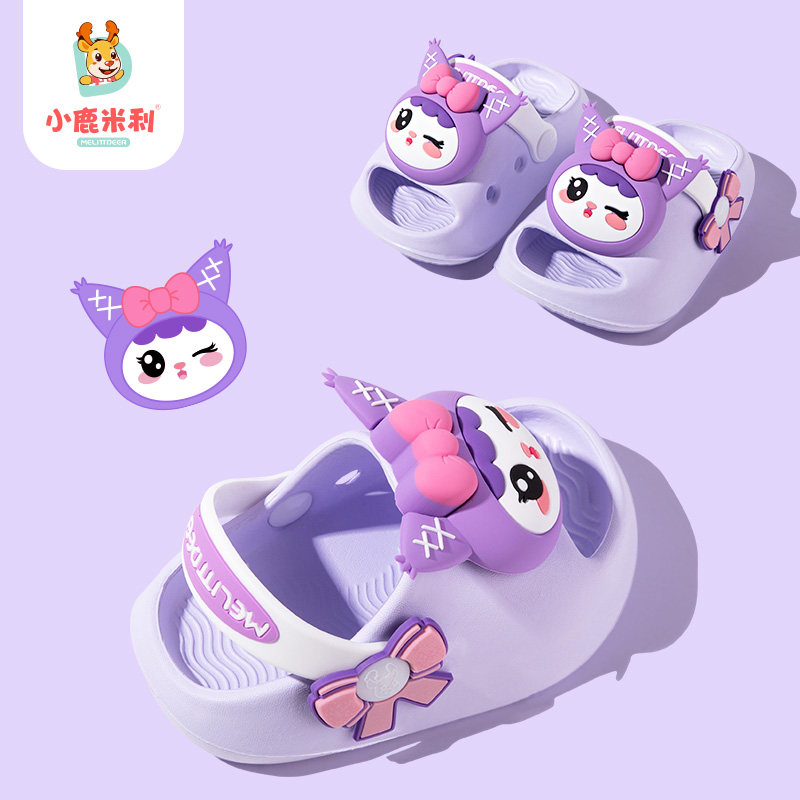 软底儿童洞洞鞋小鹿米利夏季图片