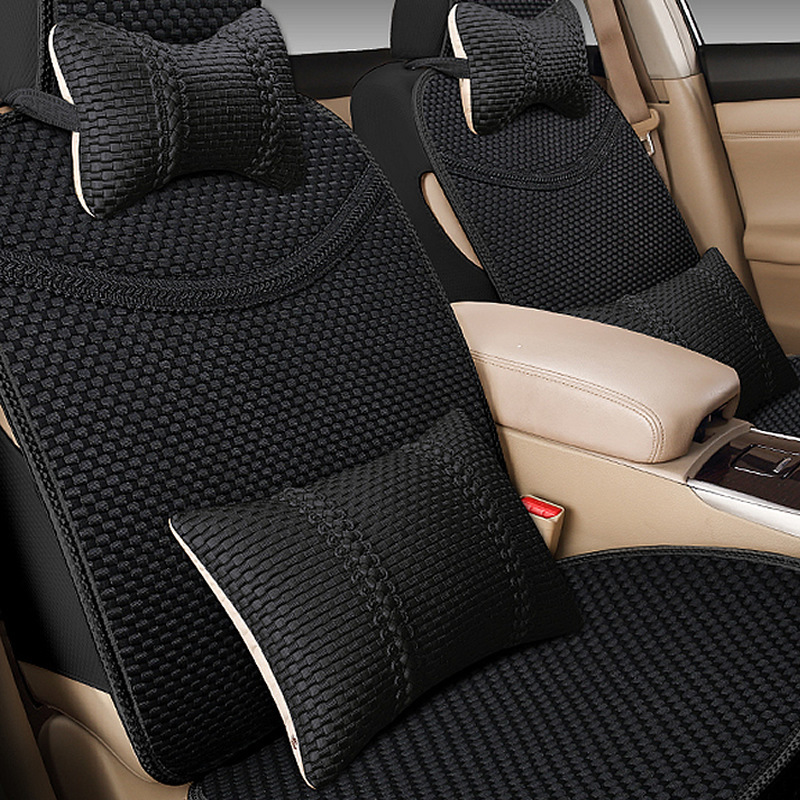 006冰丝汽车头枕抱枕头 卡通新腰靠垫要靠枕居家办公腰枕腰垫