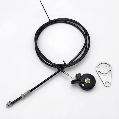 通用摩托机车改装静音降噪消声排气管手动拉线阀门51ＭＭ内径