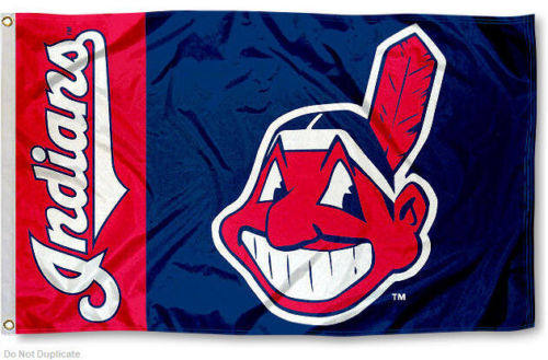 外贸克里夫兰印第安人队旗帜cleveland indians flag a6