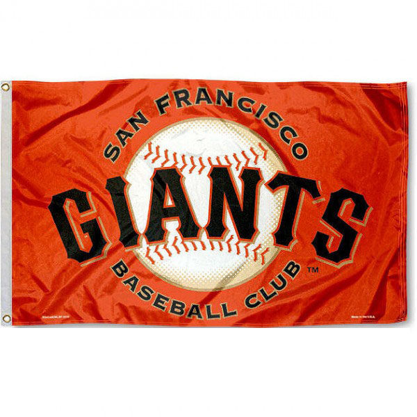 旧金山巨人队版棒球旗帜mlb san francisco giants usa flag a10